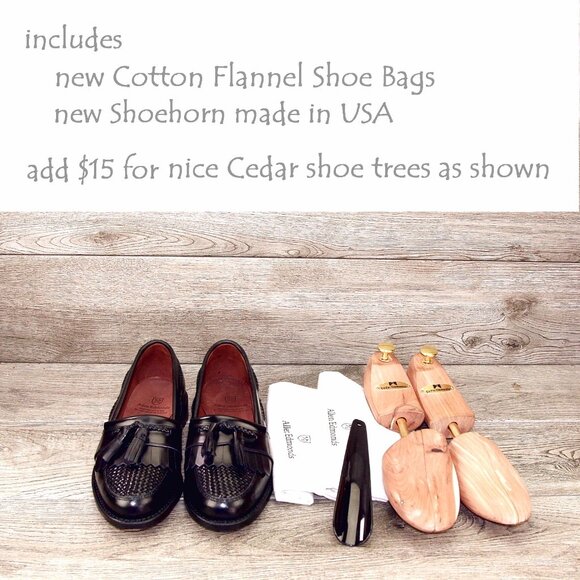 * NIB * $395 Allen Edmonds CODY Dress Loafer 7 D Black * add $15 new Cedar Trees main image 12